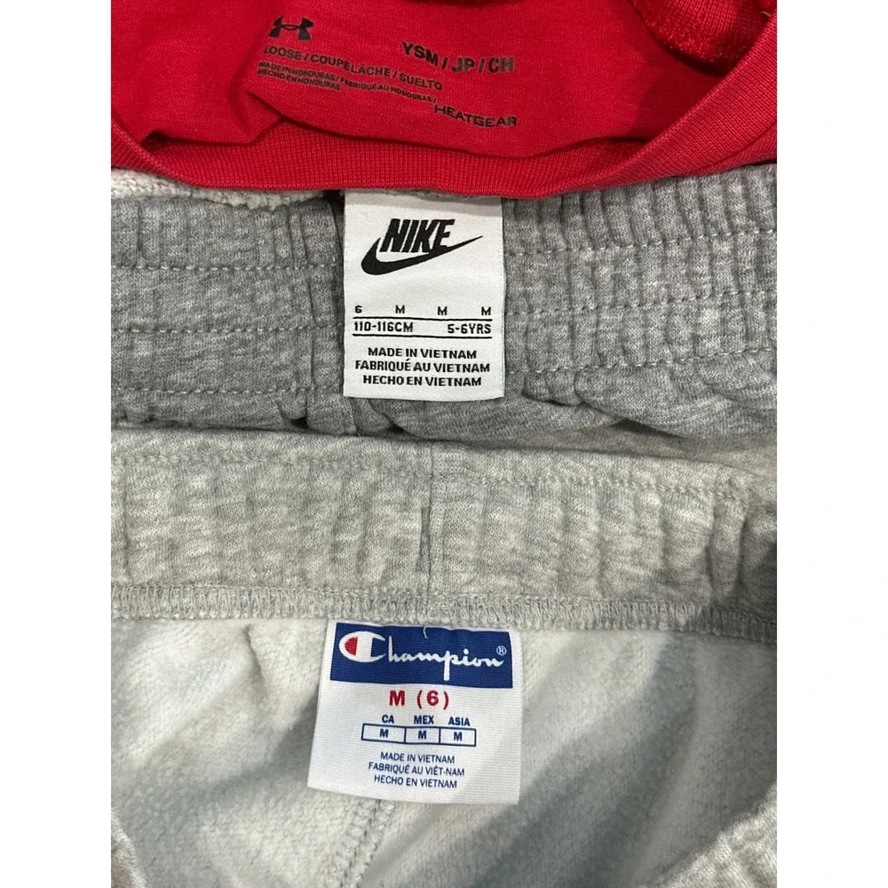Nike Champion Under Armour Bundle Boys Size 6 Athletic Play Bundle - Picture 8 of 8